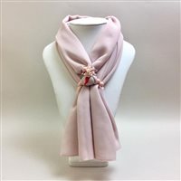 Halstuch Sangiorgi Preziosi Dame Pietre Dure in Stoff CHILLI-ROSA - CHILLI-ROSA